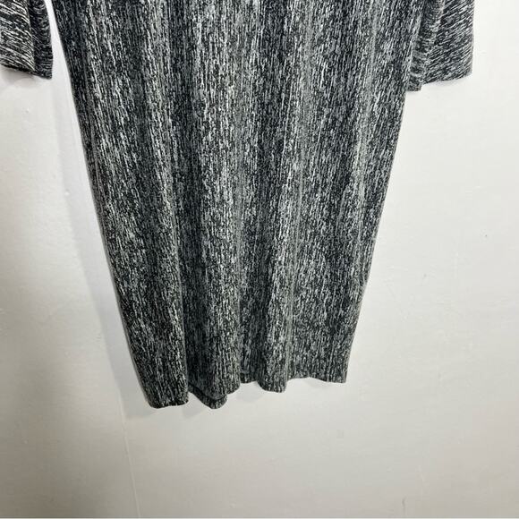 COS Gray Casual Melange Knit Jersey Minimalist Dress Size Small - Picture 6 of 11